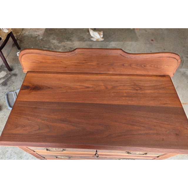 Antique Eastlake Walnut Dresser | Late 19th Century | Professionally Restored | Original Hardware For Sale - Image 9 of 12