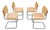 1970s Set of Four Cesca Dining Chairs, Attributed to Marcel Breuer For Sale