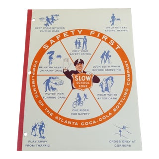 1950's Coca Cola "Safety Notebook" For Sale