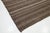 Organic Modern Flatweave Brown Wool Rug With Striped Design For Sale - Image 9 of 11