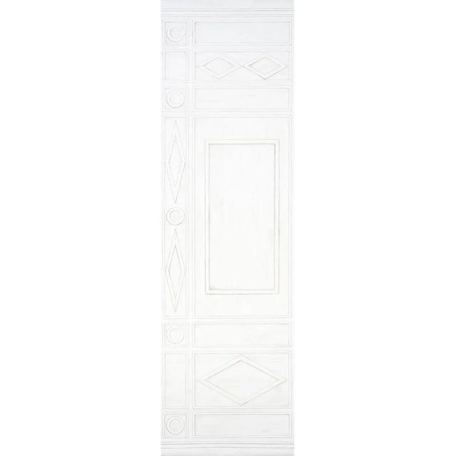 Not Yet Made - Made To Order Sample - Schumacher X Mary McDonald Swedish Manor Panel A in White For Sale - Image 5 of 5