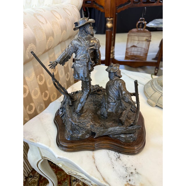 Douglas Downs "Partners" 1987 Bronze #3/25 8x10 For Sale - Image 4 of 9