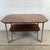 Pace Collection Vintage Modern Coffee Table With Bookmatched Veneer Top and Chrome Base For Sale - Image 4 of 12