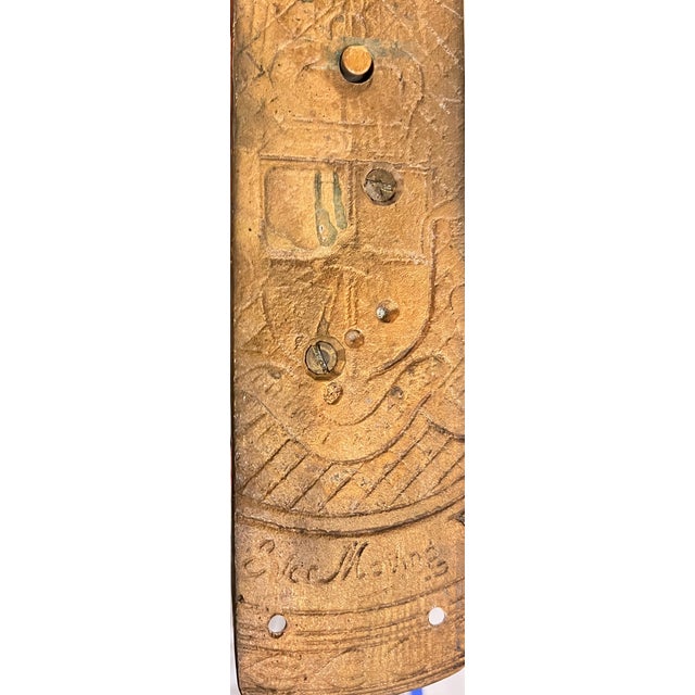 Metal 19th Century English Cast Iron Wall Bell For Sale - Image 7 of 12