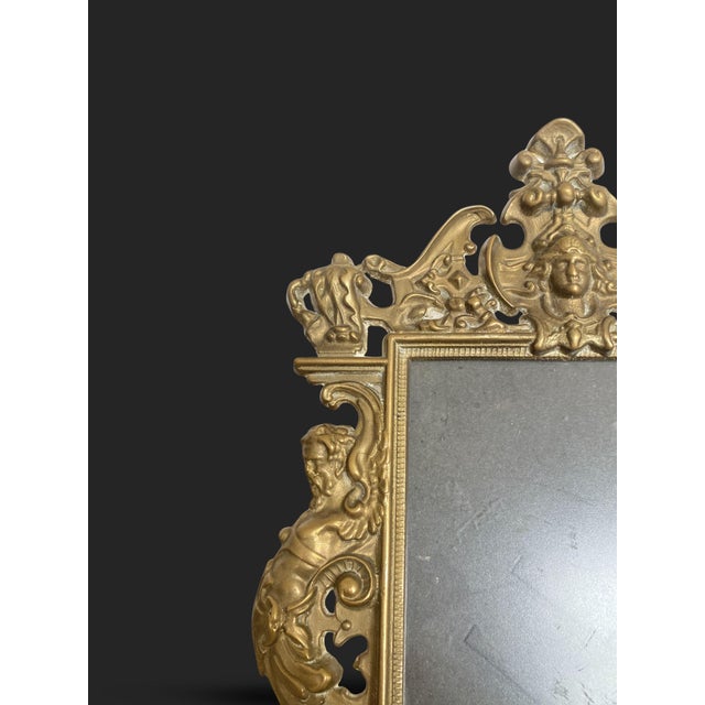 French Gilt Bronze Photo Frame, 1800s For Sale - Image 10 of 13