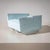 Elongated rectangular bowl by Masamichi Yoshikawa, covered in a translucent pale blue Seihakuji glaze. The restrained form...
