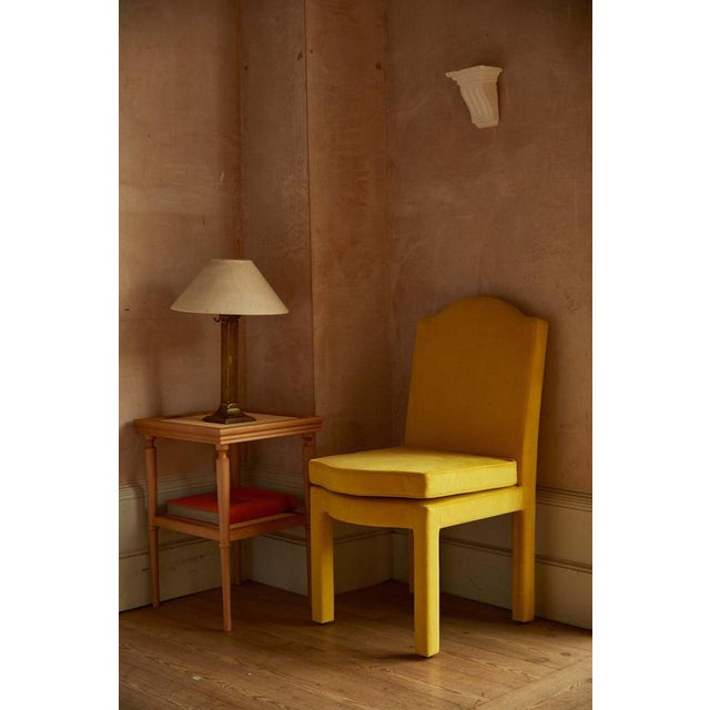 1970s Leo Dining Chairs in Zucchini Velvet by Ceraudo, Set of 2 For Sale - Image 5 of 9