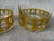 Vintage Culver Antigua 22k Gold Lowball Glasses Set of 3 For Sale - Image 11 of 13