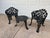 Antique garden dining set of 3 including a low table and two chairs. This garden table and chairs set is ideal for drinks...