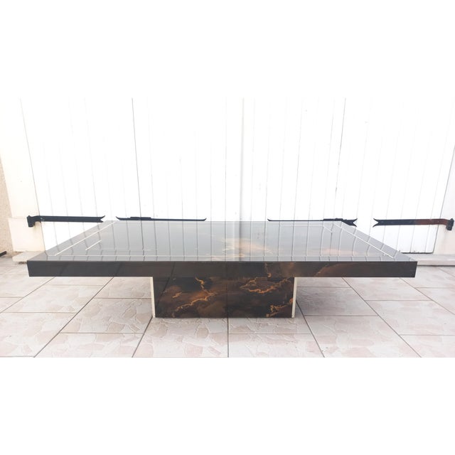 Vintage Coffee Table with Solar Decor For Sale - Image 11 of 12