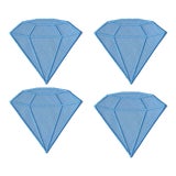 Image of Diamond Cocktail Napkins- Set of 4 For Sale
