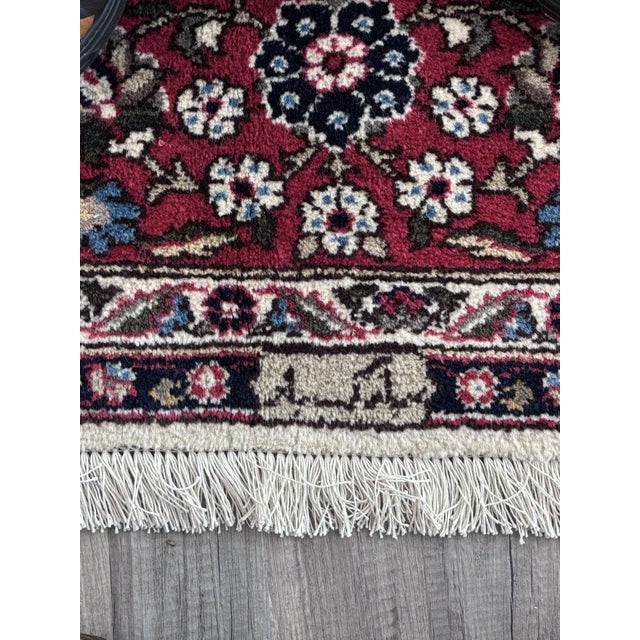 1960s Vintage Keschan Oriental Rug, 1960s For Sale - Image 5 of 6