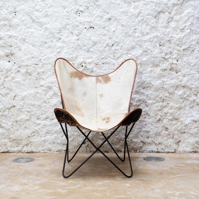 BKF Butterfly Chair in Cowhide Leather, 2000 For Sale - Image 9 of 15