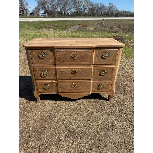 French Large 18th Century French Louis XVI Walnut Bleached Chest of Drawer / Commodes For Sale - Image 3 of 18