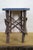 Late 20th Century Adirondack Rustic Twig Log Country Farmhouse Bench Stool Coffee Table 20" For Sale - Image 10 of 15