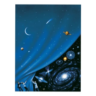 Rafal Olbinski, Cosmic Coulisse, 2025, Giclée Print For Sale