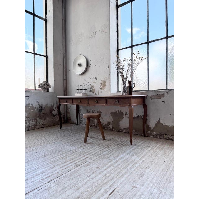 Vintage Oak Console Desk, 1960s For Sale - Image 3 of 18