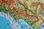 Original Mid Century Cram’s Pull Down Us School Map Usa Wall Map Geography 63" For Sale - Image 12 of 18