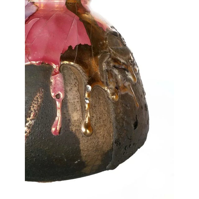 1970s Sardinian Vintage Ceramic Vases by Claudio Pulli, Set of 2 For Sale - Image 5 of 8