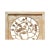 Chinese Off White Wash Lacquer Chinese Birds & Flowers Square Wall Panel For Sale - Image 3 of 8