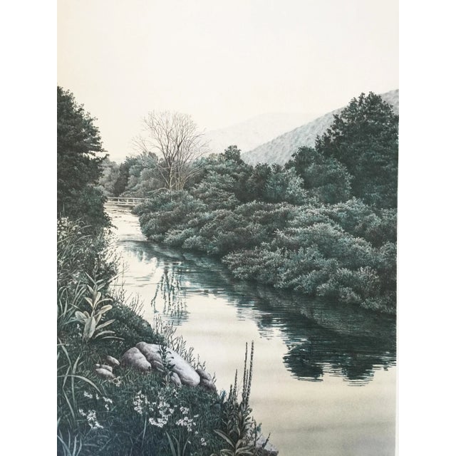 Realism Helen Rundell "River" Artist Proof Lithograph For Sale - Image 3 of 9