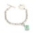 Metal Tiffany & Co Turquoise Present Charm Bracelet, Sterling Silver, Length 7.25 In For Sale - Image 7 of 9