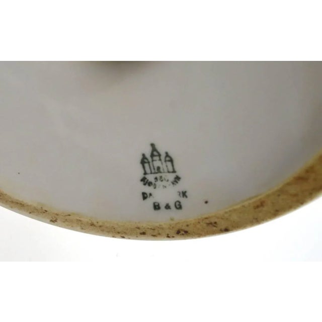 Ceramic Bing Grøndahl White Porcelain Lamp For Sale - Image 7 of 8