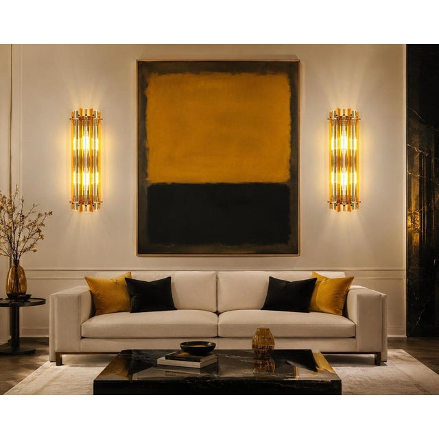 Vintage Italian Wall Sconces, 1990s, Set of 2 For Sale - Image 8 of 14