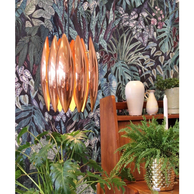 Metal Copper Kastor Pendant Lamp by John Hammerborg for Fog & Menup For Sale - Image 7 of 14