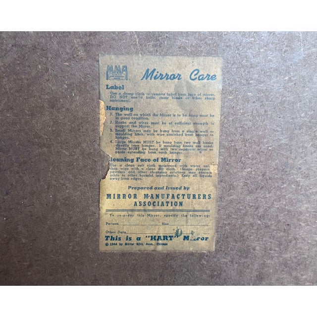 Brown Paul Frankl, John Stuart, Mid-Century Modern, Large Station Wagon Mirror, 1950s For Sale - Image 8 of 8