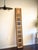 Oversized Tall Vertical Textile Panel With Batik Insets and Grasscloth Backing, Carved Custom Wood Frame, Architectural Wall Art For Sale - Image 4 of 12