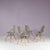 Dining Chairs in Sea Foam Green Fiberglass by Charles & Ray Eames for Herman Miller, USA, 1960s, Set of 4, in Flawless...