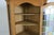 Danish Modern Mid Century Corner Cabinet W Leaded Glass For Sale - Image 9 of 15