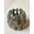 This vintage boho stretch bracelet is built from an irregular assortment of chunky lucite panels and rounded beads, each...