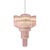 Early 21st Century Italian Murano Glass Sputnik Chandelier in Pink Quadriedro Spiral Form by Simoeng For Sale - Image 5 of 5
