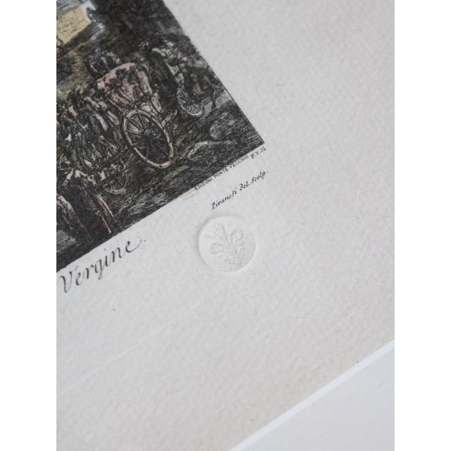 Giovanni Battista Piranesi, View of the Vast Trevi Fountain, 1750, Ink & Watercolor & Paper For Sale - Image 3 of 10