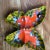 Mid-Century Modern Mid Century Modern Drip Glaze Butterfly Tray/Dish For Sale - Image 3 of 13