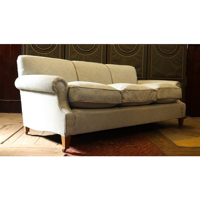 3-Seater Sofa by George Smith with Escale Ciel Fabric by Jean Paul Gaultier, 2010s For Sale - Image 10 of 18