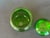 Vintage Green Glass Jar With Bubble Top For Sale - Image 10 of 12