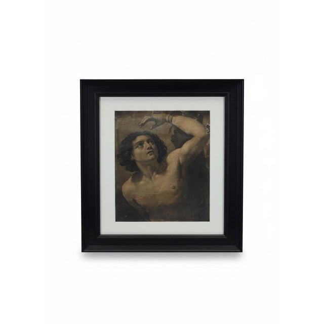 Black Nude Saint Sebastian, 17th Century, Engraving For Sale - Image 8 of 8