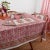 Contemporary Riyad 12-Seat Pink & Orange Tablecloth For Sale - Image 3 of 6
