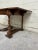 Vintage French Louis XIII Style Drop Leaf Leather Top Table by John Richard For Sale - Image 9 of 12