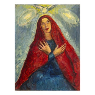 Antonio Feltrinelli, The Saint, 1930s, Oil on Canvas For Sale