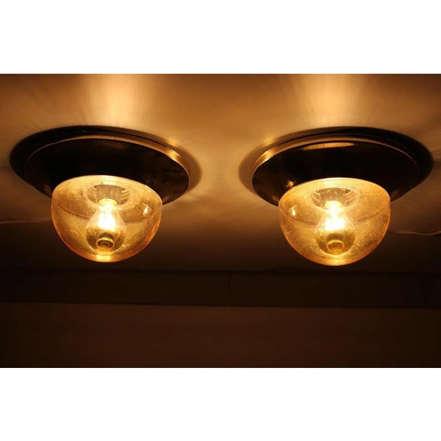 1950s Brass Austria Wall Lamps, 1950s, Set of 2 For Sale - Image 5 of 13