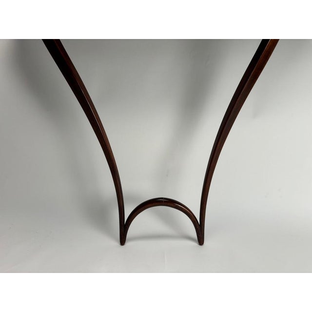 Mid-Century Wooden Hanging Console attributed to Carlo Enrico Rava, Italy, 1940s For Sale - Image 6 of 14