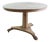 Antique English Palladian Round Bleached Table with Lions Paw Feet, 1835 For Sale