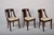 Antique Gondola Chairs in Mahogany, 1830, Set of 4 For Sale - Image 17 of 18