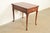 Baker Furniture Company Baker Furniture Queen Anne Walnut and Burl Wood Tea Table For Sale - Image 4 of 16