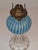 Glass Late 19th Century Rare Thuro Collection Sheldon Swirl Opalescent Kerosene Oil Lamp Blue Reverse For Sale - Image 7 of 18