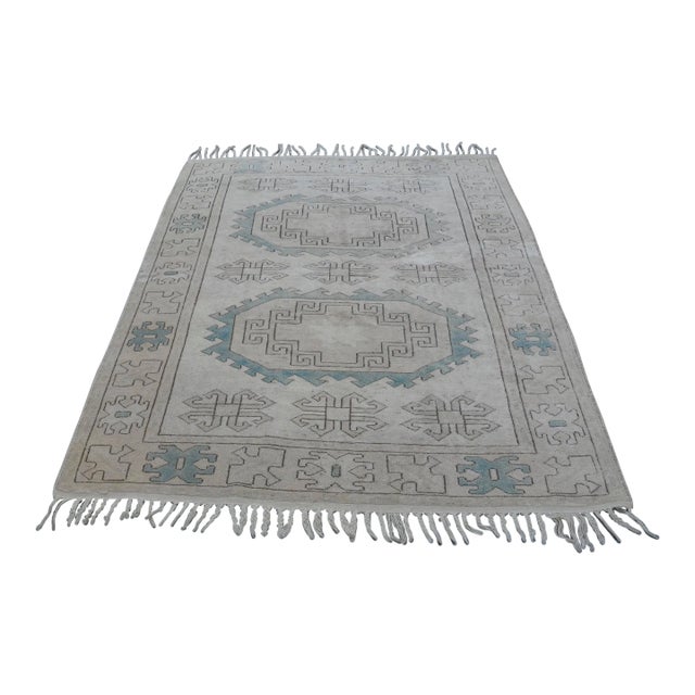 Anatolian Wool Vintage Turkish Carpet For Sale